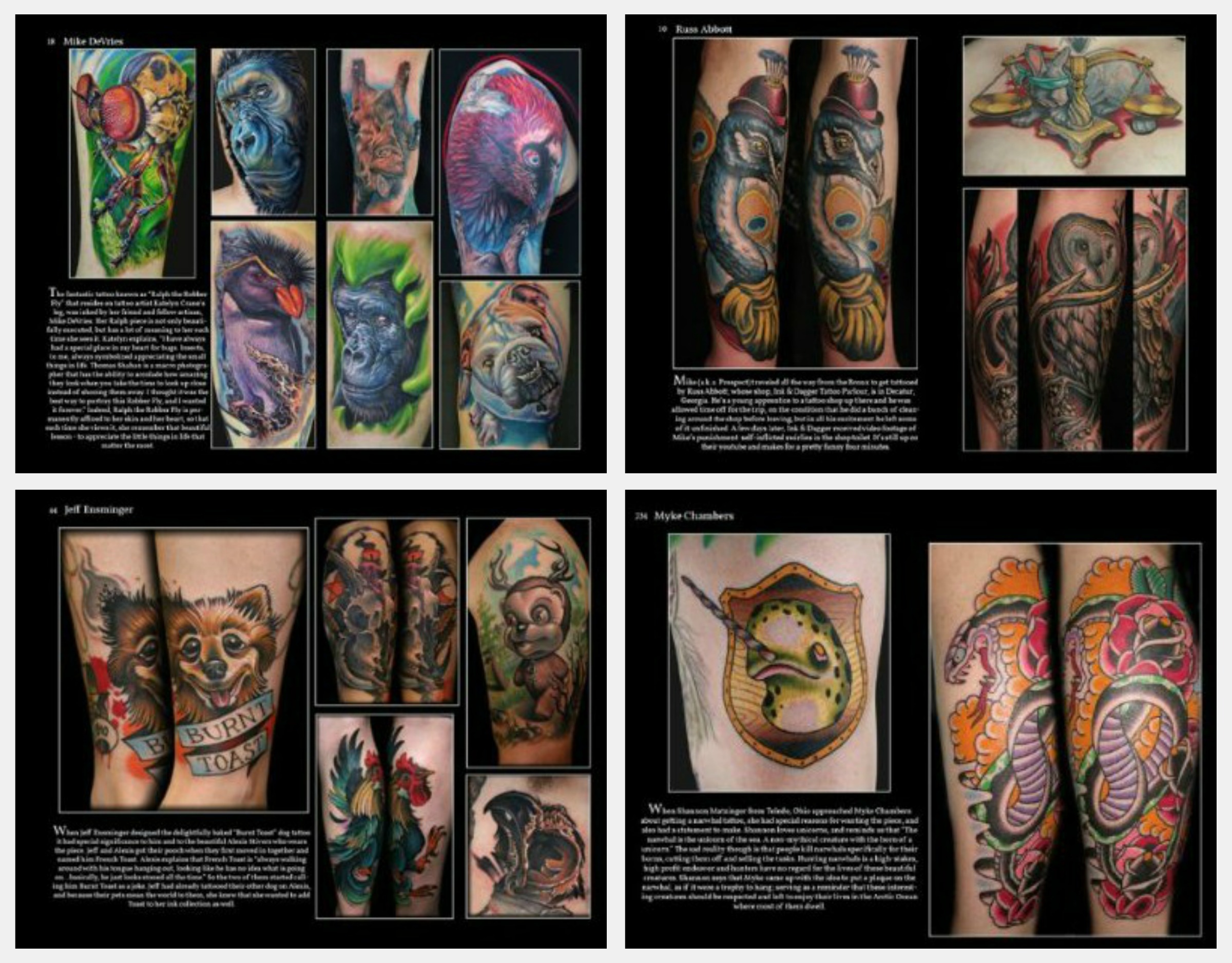 Animal Ink Tattoo Book: 304 Pages of Body Art Excellence - Jinxi Boo -  Jinxi Boo